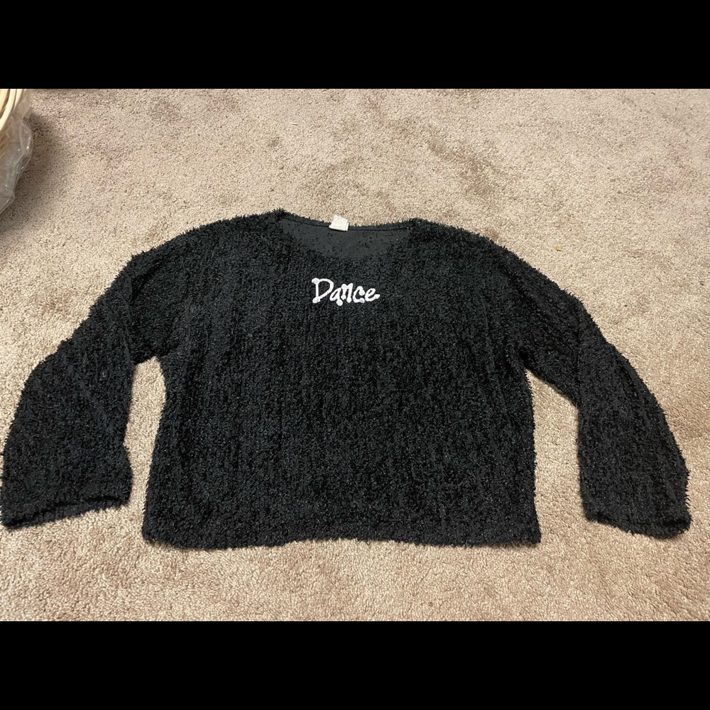 Size medium dance warm up top